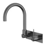 WBM21 Mecca Round Wall Basin/Bath Mixer Set with Swivel Spout - Various Colours