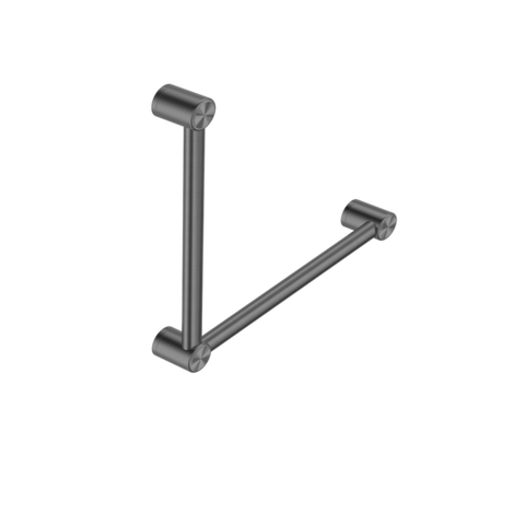 Mecca Care Ambulant Toilet Grab Rail 90 Degree 450x450mm - Various Colours