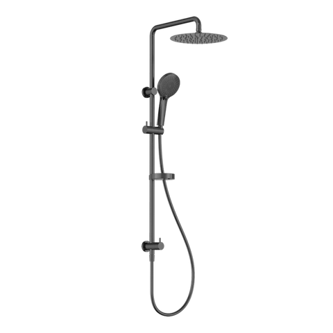 Nero Round Twin Shower Rail (Bottom Inlet) - Various Colours
