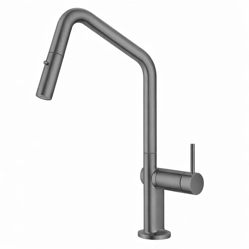 Navos Kitchen / Laundry Sink Mixer with Pullout and Veggie Spray - Various Colours