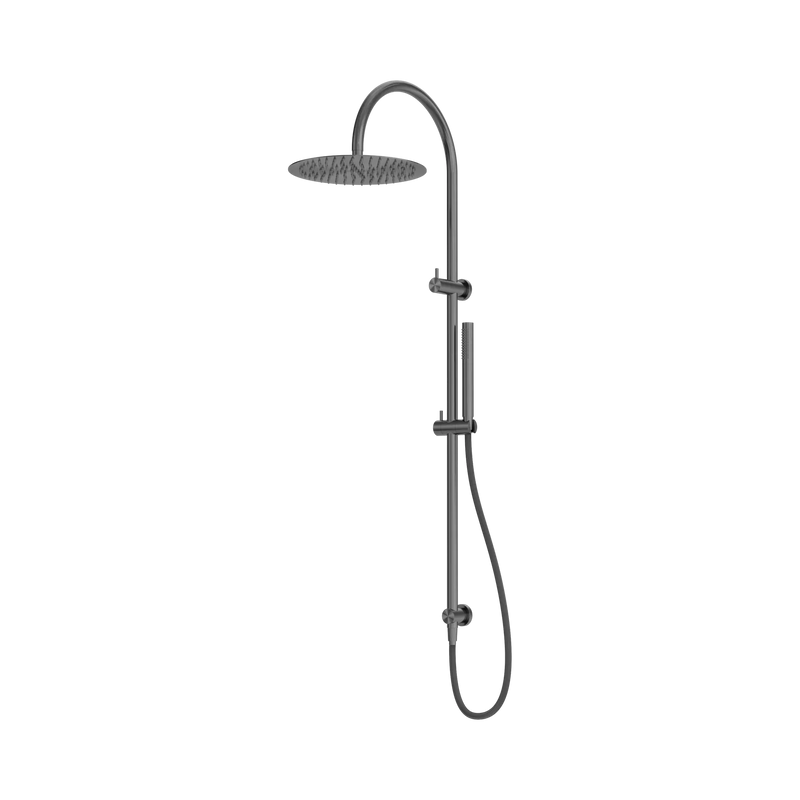 Nero Zen 316 Stainless Steel Twin Shower Rail with Outdoor Shower Hose - Various Colours