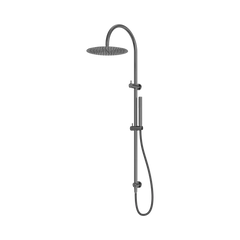 Nero Zen 316 Stainless Steel Twin Shower Rail with Outdoor Shower Hose - Various Colours