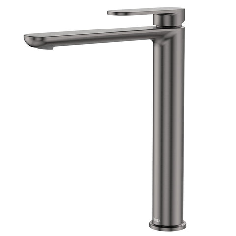 Cold Start Curved Handle Tall Basin Mixer - Various Colours