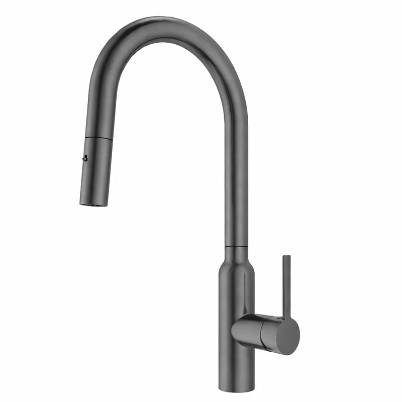Tivia Kitchen / Laundry Sink Mixer with Pullout and Veggie Spray - Various Colours
