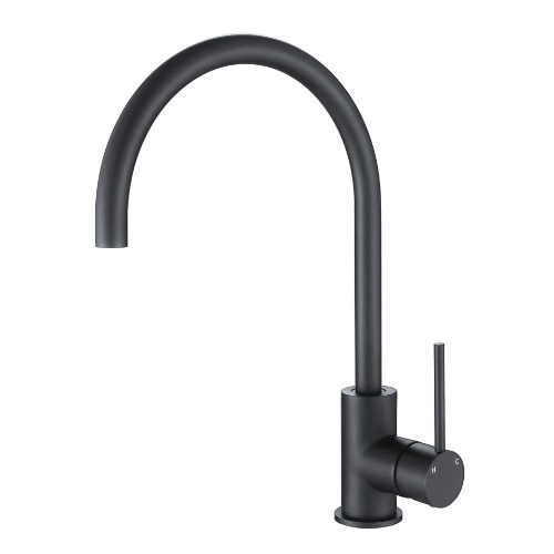 Mid Tall Gooseneck Swviel Basin / Sink Mixer - Various Colours