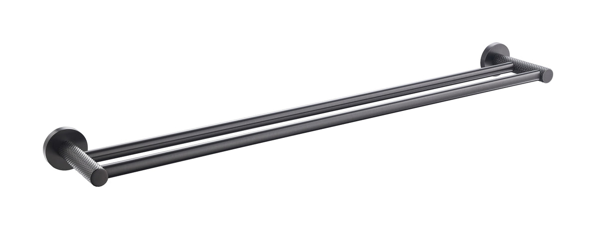 Cross Hatched Double Towel Rail