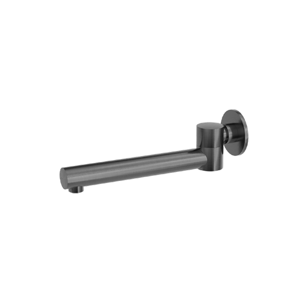 Nero Dolce Round Bath Wall Swivel Spout - Various Colours