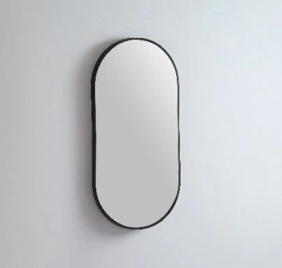Pill Shape Mirror 460x900mm with frame - Various Colours (Frame) / 600x900mm with frame