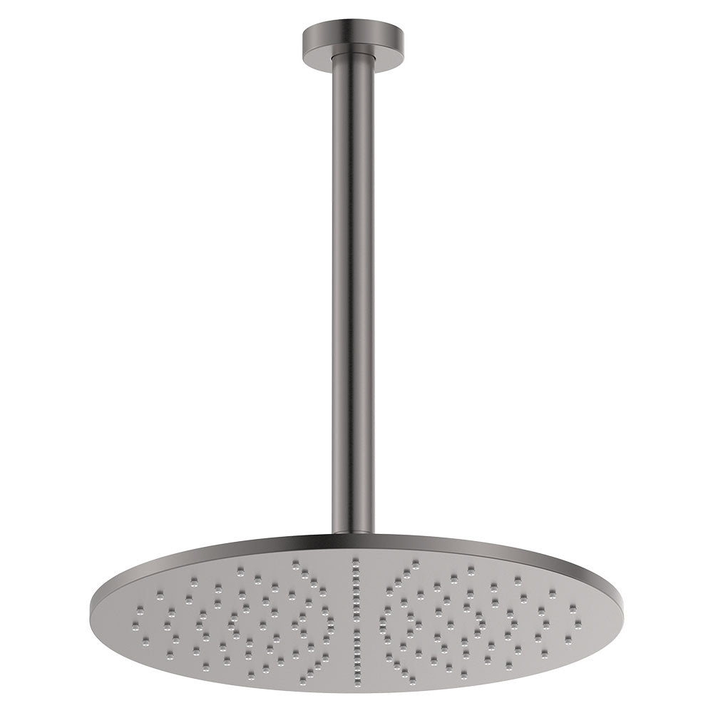 Round Ceiling Shower with Overhead Shower Head 250mm- Various Colours