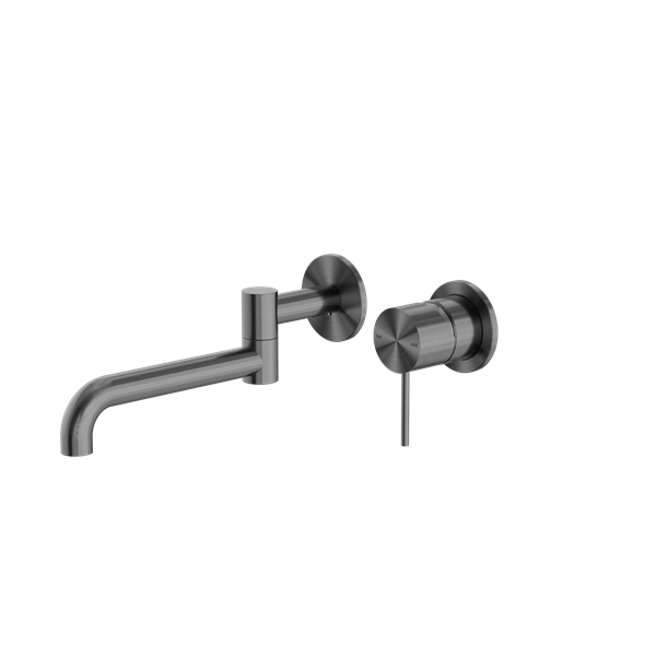 Nero Tapware WBM42 Mecca Wall Basin/Bath Mixer Set with Swivel Spout - Various Colours
