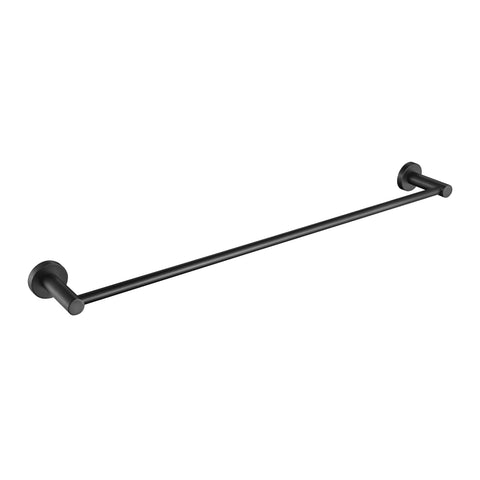 Round Single Towel Rail 600 / 750 / 800 / 900mm - Various Colours