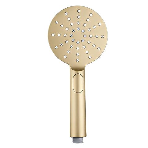 Three Spray Settings Round Shower Hand Piece - Various Colours