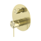 Mecca Round Shower / Bath Mixer with Diverter - Various Colours