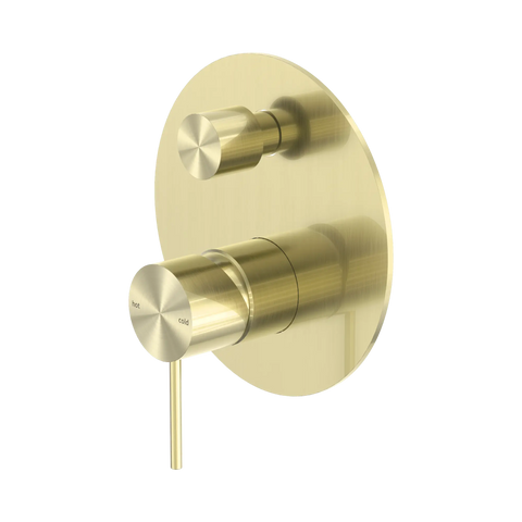 Mecca Round Shower / Bath Mixer with Diverter - Various Colours