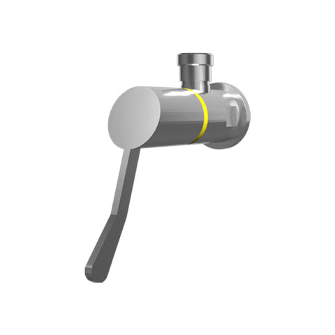 Gentec GPCL10045H Zero Lead Stainless Steel 316 Wall Mounted 100mm Lever Washing Machine Tap w/ 20mm Male Outlet – Hot