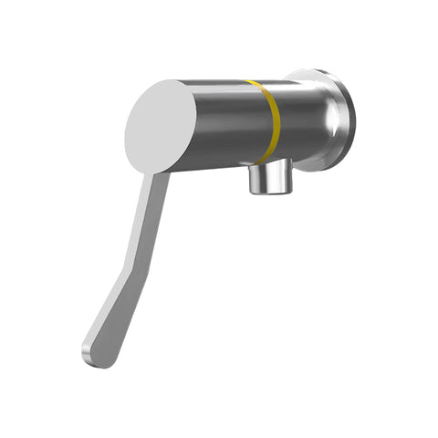 Gentec GPCL10050H Zero Lead Stainless Steel 316 Wall Mounted 100mm Lever Cistern Tap w/ – Hot
