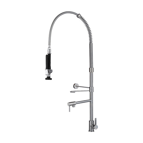 Gentec GPJ1200 Zero Lead Stainless Steel 304 Hob Mounted Pre-Rinse Unit w/ Pot Filler and Mixer