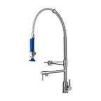 Gentec GPJ1200C Zero Lead Stainless Steel 304 Hob Mounted Pre-Rinse Unit w/ Pot Filler and Mixer – Compact