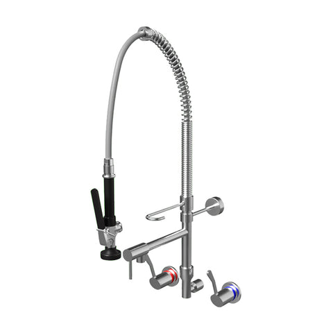Gentec GPJ3000W Zero Lead Stainless Steel 304 Wall mounted Pre-Rinse Unit w/ spray arm
