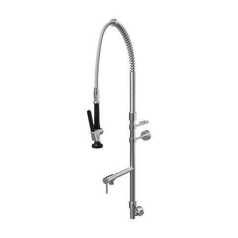 Gentec GPJ5000 Zero Lead Stainless Steel 304 Wall Mounted Pre-Rinse Unit w/ Spray Arm
