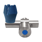 Gentec GPT8000 Zero Lead Stainless Steel 316 Wall Mounted Right Angled Single Temperature Timed Flow Bubbler w/ Safety Bubbler Guard
