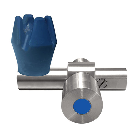 Gentec GPT8000 Zero Lead Stainless Steel 316 Wall Mounted Right Angled Single Temperature Timed Flow Bubbler w/ Safety Bubbler Guard