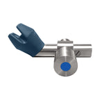 Gentec GPT8050 Zero Lead Stainless Steel 316 Wall Mounted Angled Single Temperature Timed Flow Bubbler w/ Safety Bubbler Guard
