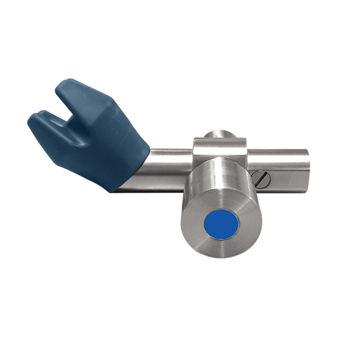 Gentec GPT8050 Zero Lead Stainless Steel 316 Wall Mounted Angled Single Temperature Timed Flow Bubbler w/ Safety Bubbler Guard
