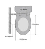 Clean Sense Smart Toilet Bidet Seat with Remote Control