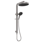 Deluxe Rain Round Dual Shower Rail - Various Colours