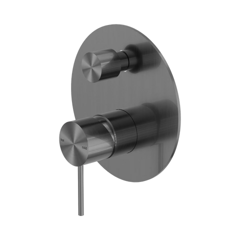 Mecca Round Shower / Bath Mixer with Diverter - Various Colours