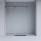 SS29 10mm Three-Panel Wall-to-Wall Sliding Shower Screen – 1950–2950mm, 2000/2100mm High, Various Colours