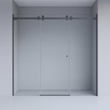 SS29 Three Panel Sliding Wall to Wall Front Only Shower Screen - Various Colours & Sizes