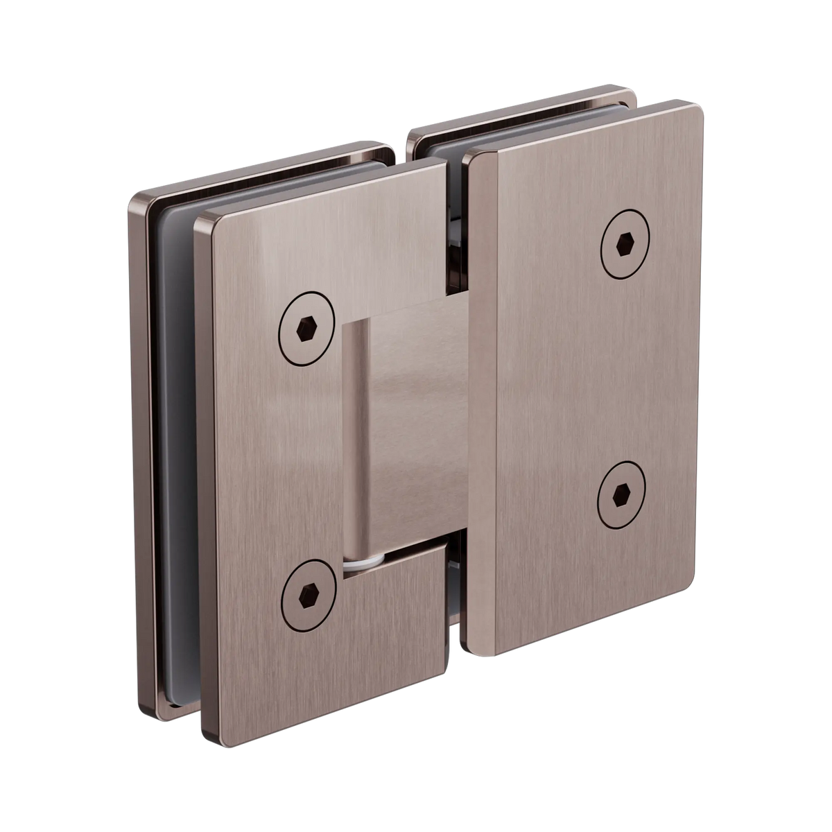 10mm Shower Screen Door Hinge (Glass to Glass) - Various Colours
