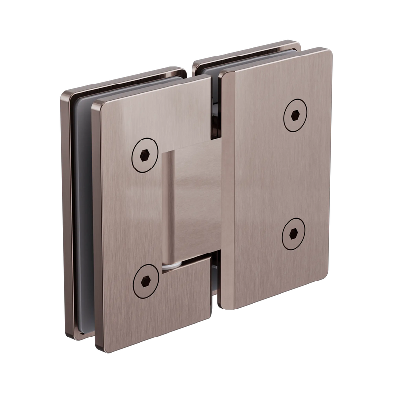 10mm Shower Screen Door Hinge (Glass to Glass) - Various Colours
