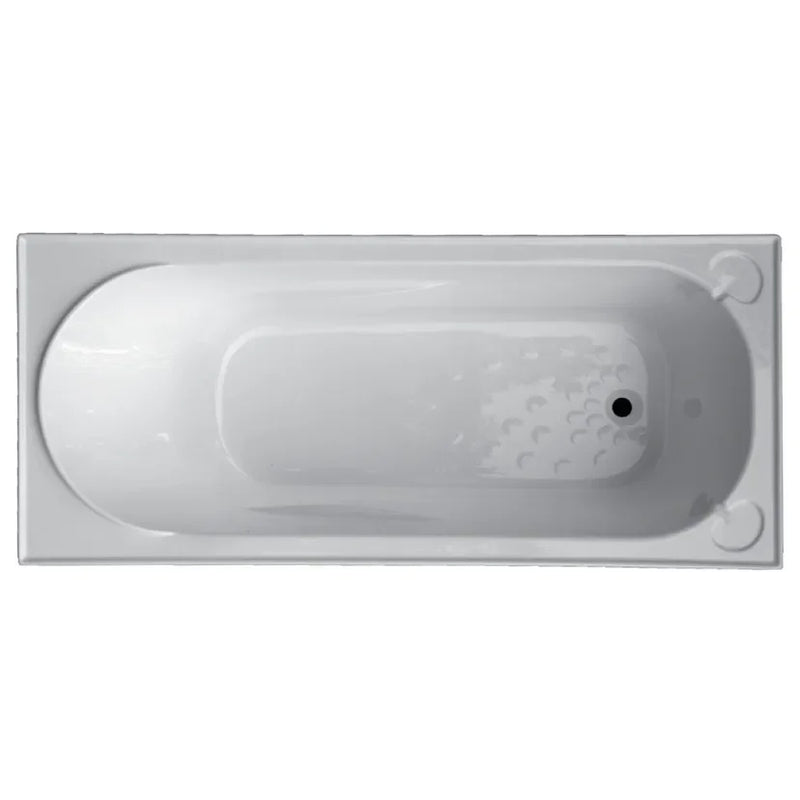 Insert Bath 1500/1675/1800mm Acrylic White (Tile Flange) - Gloss White
