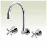 OS Wall Laundry/Kitchen/Bath Tap Set with Swivel Spout - Chrome