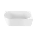 Isabella Right Hand Corner Freestanding Bath 1700mm - Gloss White