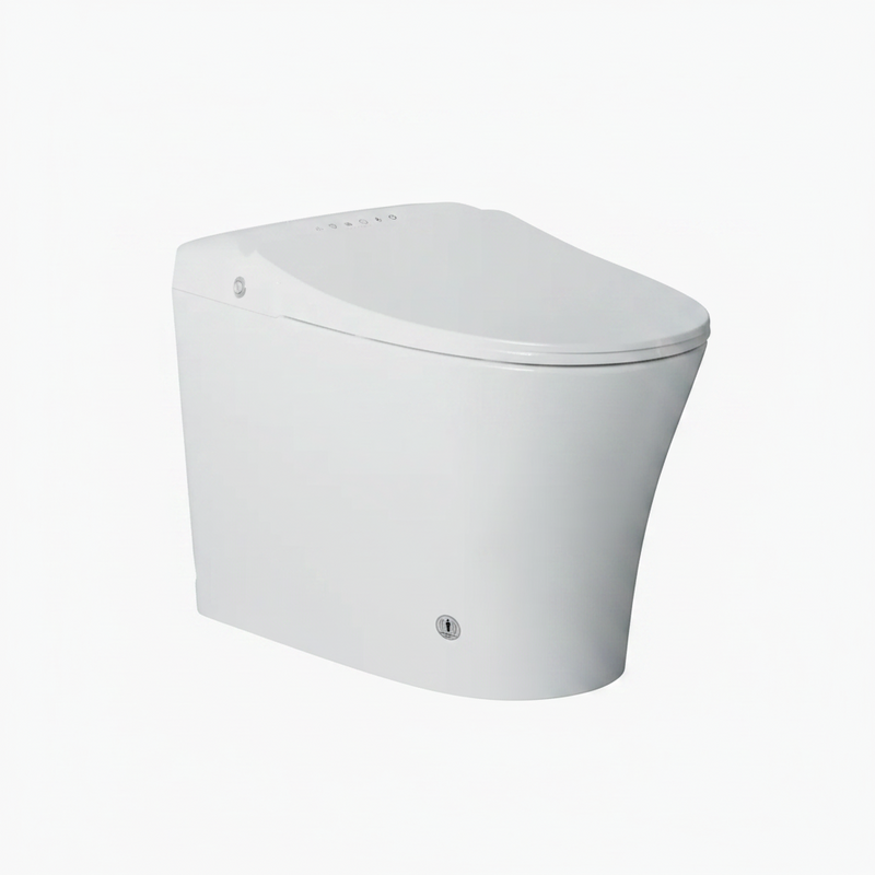 Inbuilt Cistern Tornado Flush Toilet Suite with Smart Remote Bidet Seat - White (4 Star)