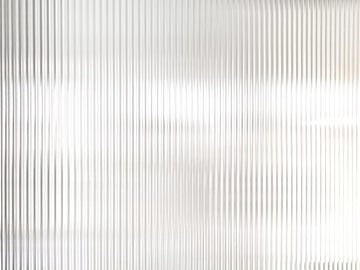 Radius Corner Clear Reeded/Fluted Walk In Shower Screen - Various Colours & Sizes