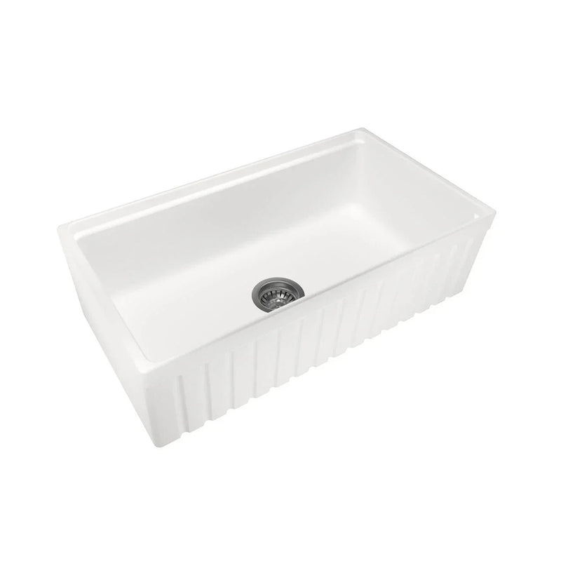 BUTLERS Single Bowl Ceramic Kitchen/Laundry Sink 610x457mm / 762x457mm / 838x457mm