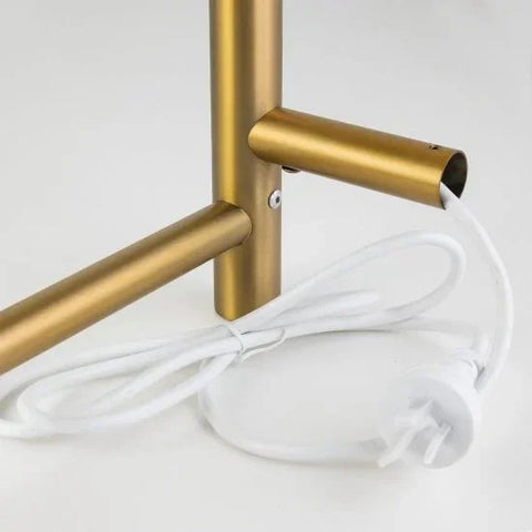 Round Heated Towel Ladder (6 Bars) 600 x 620mm - Various Colours