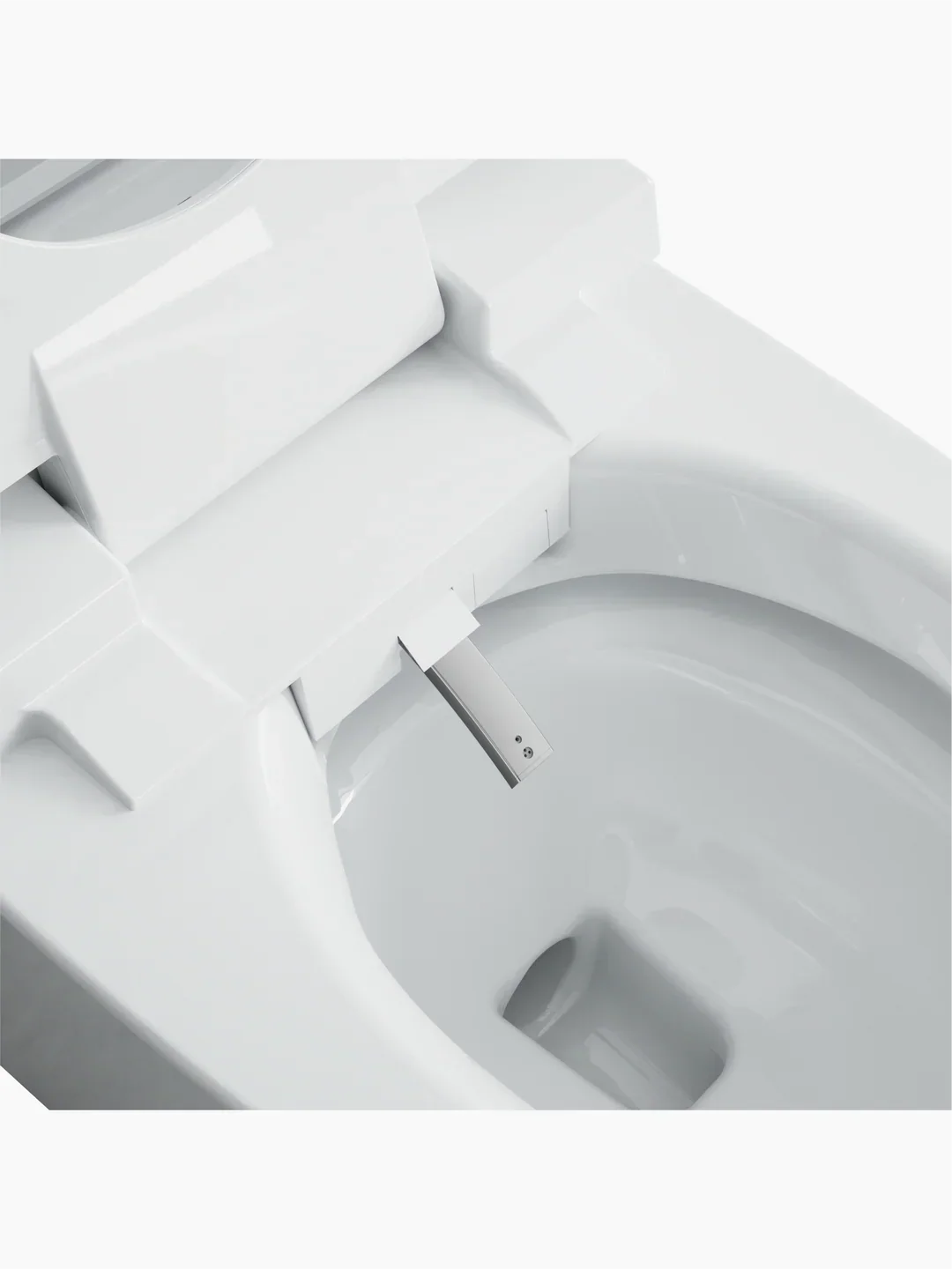 Inbuilt Cistern Tornado Flush Toilet Suite with Smart Remote Bidet Seat - White (4 Star)