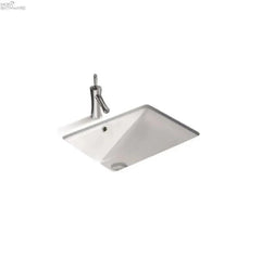 CE Rectangular Undermount Ceramic Basin 470 x 345 x 190mm - Gloss White