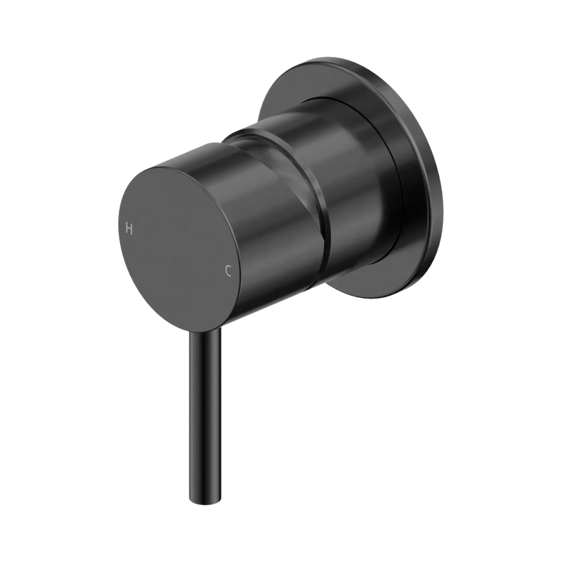 SM01-II Nero Round Shower / Bath Wall Mixer - Various Colours