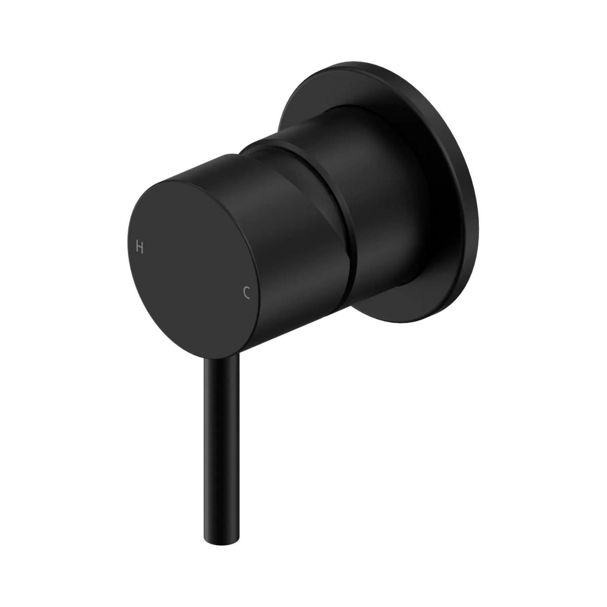 SM01-II Nero Round Shower / Bath Wall Mixer - Various Colours