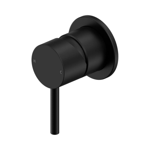 SM01-II Nero Round Shower / Bath Wall Mixer - Various Colours
