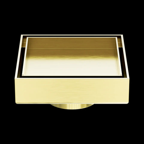 NERO 100mm Square Tile Insert Floor Waste 50mm Outlet - Various Colour