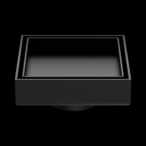 NERO 100mm Square Tile Insert Floor Waste 50mm Outlet - Various Colour