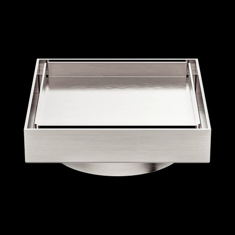 NERO 100mm Square Tile Insert Floor Waste 80mm Outlet - Various Colour